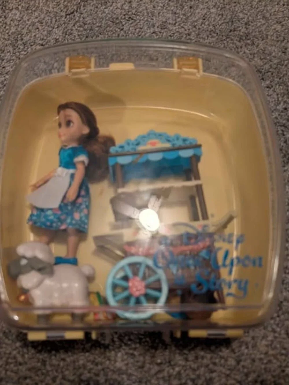 Disney world Belle once upon a story playset